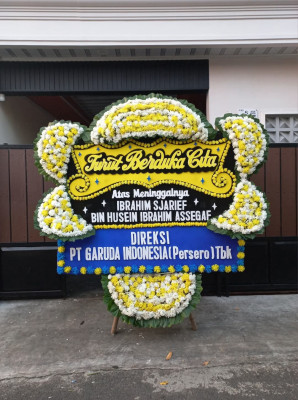 Papan Bunga Duka di Padang Sidempuan